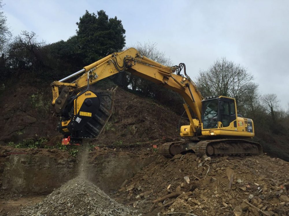 godet concasseur - location camion grue